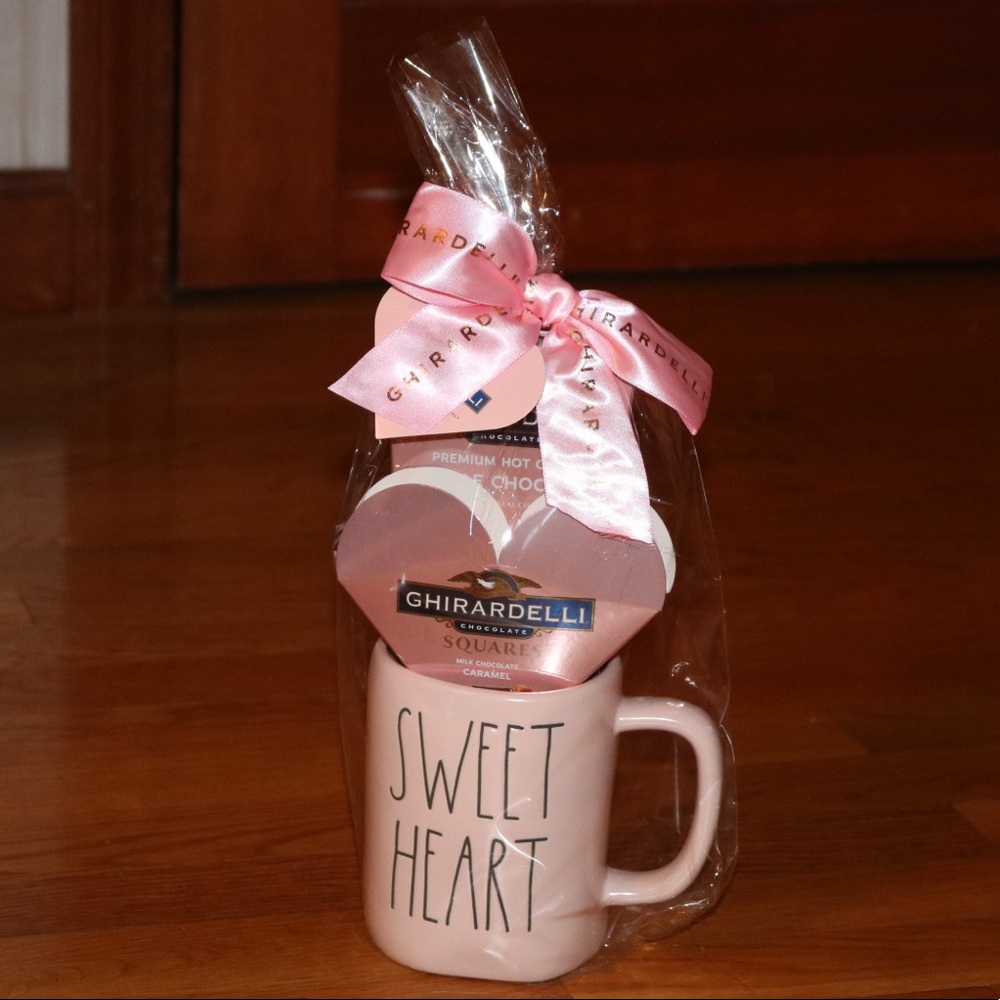 Pink Rae Dunn Sweet Heart Mug Gift Set